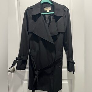 Michael Kors Black Trench Coat - Women’s Size Medium